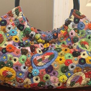 Gorgeous multi coloured hand bag